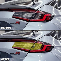 2022+ Honda Civic Hatchback / Honda Type-R Tail Light Reverse / Turn Signal Pre-cut Overlay