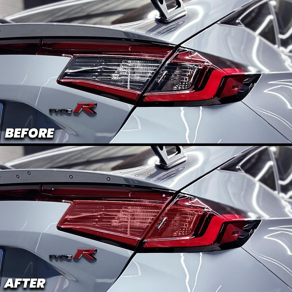 2022+ Honda Civic Hatchback / Honda Type-R Tail Light Reverse / Turn Signal Pre-cut Overlay