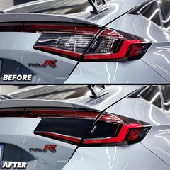2022+ Honda Civic Hatchback / Honda Type-R Tail Light Reverse / Turn Signal Pre-cut Overlay
