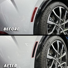 2023+ Toyota Prius Rear Bumper Side Reflector Pre-Cut Overlay Smoked or Blackout