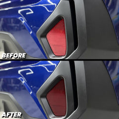 2024+ Subaru Crosstrek Rear Bumper Reflector Pre-Cut Overlay Smoked