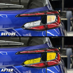 2024+ Subaru Crosstrek Smoked Tail Light Turn Signal and Reverse Pre-Cut Overlay