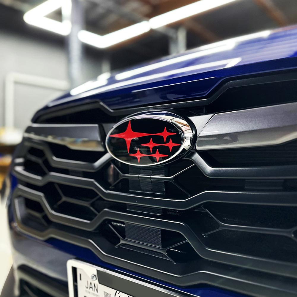 2024+ Subaru Crosstrek Front and Rear Emblem Overlays – AeroFlowDynamics  Overlays