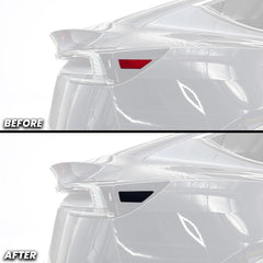 Rear Tail Light Side Marker Reflector Pre-cut Overlay Tint for 2025+ Tesla Model Y