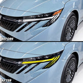 Headlight DRL Daytime Running Lights Pre-cut Overlay Tint and Amber Delete compatible with 2026+ Nissan Sentra
