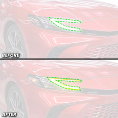 Headlight DRL Daytime Running Light Pre-cut Overlay Tint compatible with 2025+ Toyota Camry