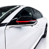 Side Mirror Pinstripe Pre-cut Overlay for 2025+ Kia K4 GT-Line and GT-Line Turbo