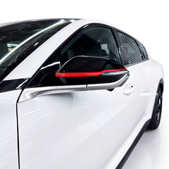 Side Mirror Pinstripe Pre-cut Overlay for 2025+ Kia K4 GT-Line and GT-Line Turbo