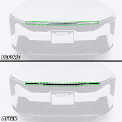 Front Bumper Grille Chrome Black Out Delete Pre-cut Overlay for 2025+ Kia K4