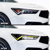 Headlight DRL Daytime Running Lights and Amber Delete Pre-cut Overlay Tint for 2023+ Acura Integra