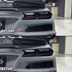 2020+ Chevrolet Corvette C8 Rear Tail Light Reflectors Pre-cut Overlay Tint