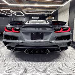 2020+ Chevrolet Corvette C8 Rear Tail Light Reflectors Pre-cut Overlay Tint