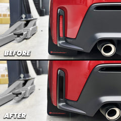 2023+ Toyota Corolla GR Rear Bumper Reflector Pre-Cut Overlay