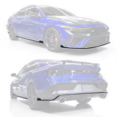 Pin-stripe Pre-cut Overlay Delete Kit compatible with 2025+ Elantra N Only