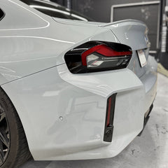 2023+ BMW G87 M2 Tail Light Side Marker Reflector Pre-cut Overlay Smoked