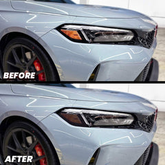 Headlight Amber Delete Pre-cut Smoke Overlay for 2022+ Honda Civic Hatch Sedan Type-R FL5