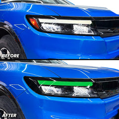 Headlight DRL Daytime Running Lights Pre-cut Overlay Tint and Amber Delete compatible with 2024+ Honda Prologue