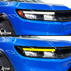 Headlight DRL Daytime Running Lights Pre-cut Overlay Tint and Amber Delete compatible with 2024+ Honda Prologue
