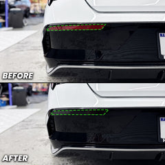 Rear Bumper Reflector Pre-cut Overlay for Elantra N-line and N 2024+