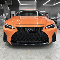 AFD Overlays Front and Rear Emblem Badge Pre-cut Overlay compatible with 2021-2025 Lexus IS 300 350 500