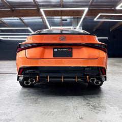 Rear Bumper Pin-stripe Accents Pre-cut Overlay for 2021-2025 IS500 F-sport