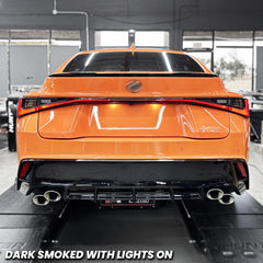 Tail Light Rear Running Brake Lights Pre-cut Overlay Tint for 2021-2025 Lexus is300 is350 is500