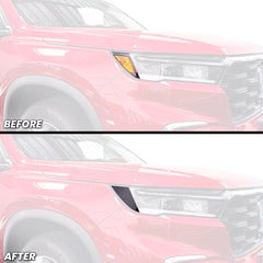 Headlight Amber Delete Pre-cut Overlay Tint for 2023-2027 PIlot