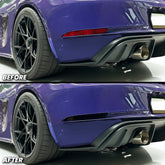 Rear Bumper Reflector Pre-cut Overlay Tint for 2023-2025 Porsche 718 Cayman GT4 RS