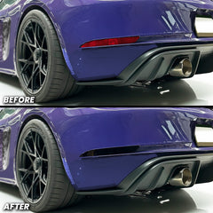 Rear Bumper Reflector Pre-cut Overlay Tint for 2023-2025 Porsche 718 Cayman GT4 RS