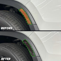 Rivian R1S R1T Front Bumper Reflector Pre-cut Overlay Smoked