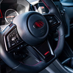 Steering Wheel Bottom Logo Pre-cut Overlay compatible with 2022+ WRX