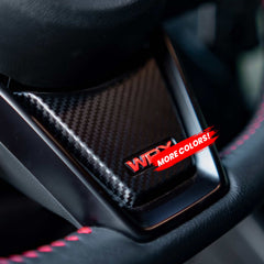 Steering Wheel Bottom Logo Pre-cut Overlay compatible with 2022+ WRX