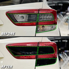 2018-2023 Subaru Crosstrek Smoked Tail Light Turn Signal and Brake Light and Reverse Pre-Cut Overlay