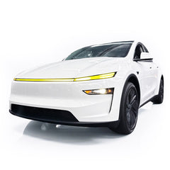 Headlight DRL Daytime Running Lights Pre-cut Overlay Tint Compatible With 2025+ Tesla Model Y