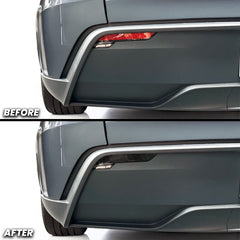 Rear Bumper Reflector Pre-cut Overlay Tint Compatible With 2025+Telsa Model Y