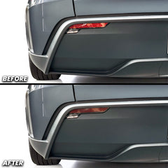 Rear Bumper Reflector Pre-cut Overlay Tint Compatible With 2025+Telsa Model Y
