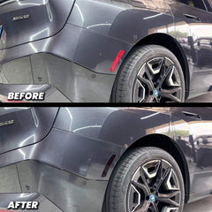 2021-2024 Bmw iX xDrive50 M60 Rear Bumper Reflector Pre-Cut Overlay SMOKE BLACKOUT