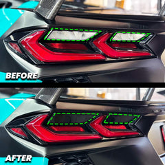 2020+ Chevrolet Corvette C8 Reverse / Turn Signal Overlay