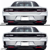 Rear Tail Light Running Brake Lights Pre-cut Overlay Tint for 2025+ Charger Daytona