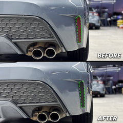 2020-2024 Toyota Corolla Sedan Rear Bumper Reflector Pre-Cut Overlay