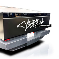 AFD Overlays Rear Tailgate Graffiti Pre-cut Overlay Vinyl Sticker Decal for 2024+ Tesla Cybertruck
