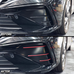 Front Bumper Vent Accent Pin-stripe Pre-Cut Overlay for 2024+ Elantra