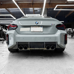 2023+ BMW G87 M2 Rear Bumper Diffuser Pin-Stripe Pre-cut Overlay