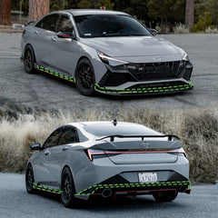 Red Pin-Stripe Black Out Kit for 2022-2023 Elantra N