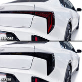 Full Rear Tail Light Brake and Turn Signal Pre-cut Overlay Smoked Tint for 2025+ Kia K4