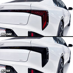 Full Rear Tail Light Brake and Turn Signal Pre-cut Overlay Smoked Tint for 2025+ Kia K4