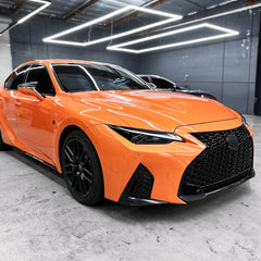 Headlight Amber Delete Pre-cut Overlay Tint compatible with 2021-2025 Lexus IS300 IS350 IS500