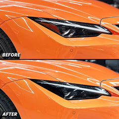 Headlight Amber Delete Pre-cut Overlay Tint compatible with 2021-2025 Lexus IS300 IS350 IS500