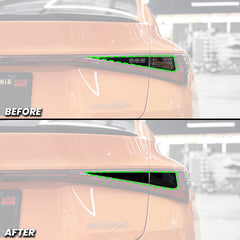 Tail Light Turn Signal and Reverse Light Pre-cut Overlay Smoked Tint for 2021-2025 Lexus IS300 IS350 IS500