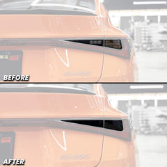 Tail Light Turn Signal and Reverse Light Pre-cut Overlay Smoked Tint for 2021-2025 Lexus IS300 IS350 IS500